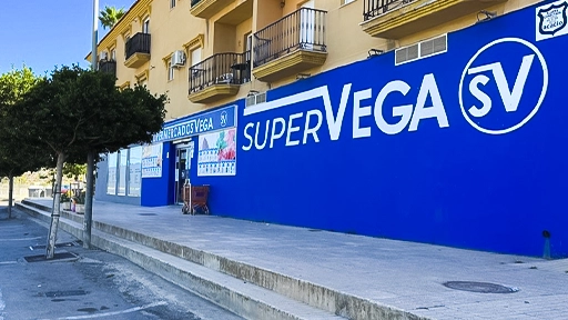 Imagen de la fachada de nuestros supermercados vega